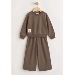 طقم سويت شيرت للأطفال 8-12 سنة - لون فيزون Kids Sweatshirt Set 8-12 Years - Vizon