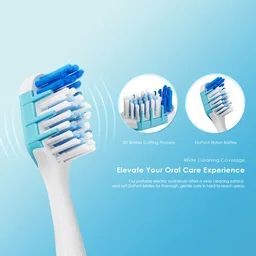 فرشاة أسنان كهربائية Oraimo SoniCare مع 8 رؤوس فرشاة – أبيض Oraimo SoniCare Electric Toothbrush with 8 Brush Heads – White