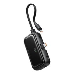MC 22.5W Digital Display 5000mAh Pocket Power Bank with Built-in Cable & Connector (For USB-C)( شاحن طوارئ ) MC 22.5W Digital Display 5000mAh Pocket Power Bank with Built-in Cable & Connector (For USB-C)