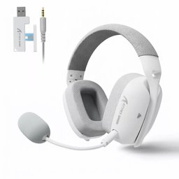 سماعة رأس للألعاب اتاك شارك Attack Shark L80 Pro – ثلاثي الأوضاع 25H أبيض Attack Shark L80 Pro Gaming Headset - Tri Mode - 25H - White