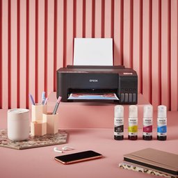 طابعة إبسون إيكوتانك L1250 منزلية ملونة بحجم A4 مع اتصال Wi-Fi وتطبيق Smart Panel Epson EcoTank L1250 Home Ink Tank A4 Printer with Wi-Fi and Smart Panel App Connectivity