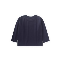 تي شيرت أساسي موسمي للأطفال 2-10 سنوات - أزرق داكن Seasonal Basic T-Shirt for Kids 2-10 Years - Navy Blue