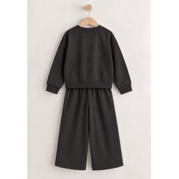 طقم سويت شيرت للأطفال 8-12 سنة - أنثراسيت Kids' Sweatshirt Set 8-12 Years - Anthracite