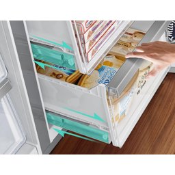 ثلاجة هايسنس 27 قدم (728 لتر) بأربعة أبواب مع محرك Inverter وتقنية Total No Frost Hisense 27ft (728L) Four-Door Refrigerator with Inverter Compressor and Total No Frost