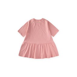 توب تونيك بناتي 100% قطن بلون خوخي للأعمار 5-12 سنة Girls' Tunic Top 100% Cotton Peach Color for Ages 5-12