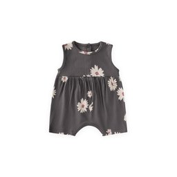سالوبيت أطفال بنقشة - رمادي (0-3 سنوات) Patterned Baby Romper - Grey (0-3 Years)