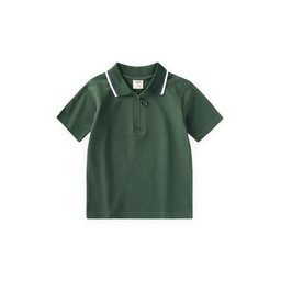 تي شيرت بولو للأطفال - أخضر كاكي (2-10 سنوات) Kids' Polo T-Shirt - Khaki Green (2-10 Years)