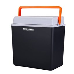 مبرد تخييم محمول هاوسبيرغ Hausberg بسعة 20 لتر – رمادي وأسود Hausberg HB-G050 Portable Camping Cooler - 20 Liters - Gray and Black