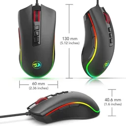 ماوس ريد دراغون كوبرا M711 للألعاب Redragon M711 Cobra RGB Gaming Mouse