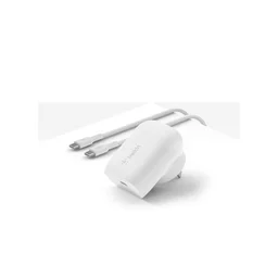 شاحن جداري بيلكين بوست تشارج مع تقنية PPS Belkin BoostCharge Wall Charger with PPS + USB-C to USB-C Cable