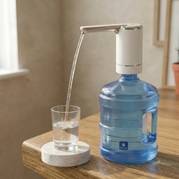 مضخة وموزع ماء كهربائي قابل للطي Foldable Electric Water Pump Dispenser