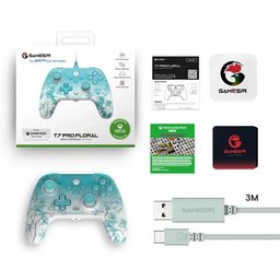 يد تحكم GameSir T7 Pro السلكية بتصميم Floral للكمبيوتر وXbox GameSir T7 Pro Floral Wired Controller for PC & Xbox
