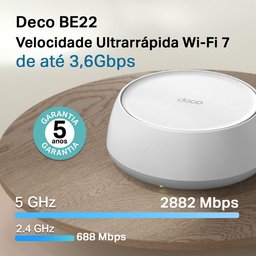 راوتر ديكو مش  تي بي لنك واي فاي 7  BE22 قطعتين TP-LINK DECO BE22-WIFI 7 BE3600 (2-PACKS)
