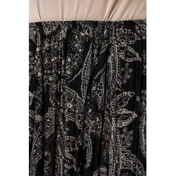 تنورة نسائية شيفون تُل غير متماثلة 8061 - أسود Women's Asymmetrical Tulle Chiffon Skirt 8061 - Black