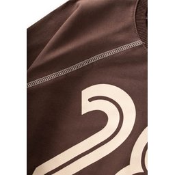 طقم سويت شيرت شتوي للأطفال بطبعة وتفاصيل كاريوكا، 2-10 سنوات، بني Kids' Printed Sweatshirt Set with Karyoka Detail, 2-10 Years, Brown