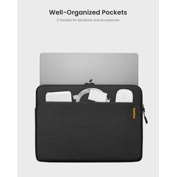 تومتوك - حافظة لابتوب Light-A18 قياس 14 انج - اسود Tomtoc Light-A18 Laptop Sleeve 14 Inch Black