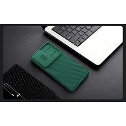 حافظة نيلكن CamShield Pro لـهاتف كالاكسي اس25 ألترا - أخضر غامق Nillkin CamShield Pro Case for Samsung Galaxy S25 Ultra - Dark Green