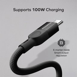 موماكس ماج لينك - إلى - 100 واط 2.0 كابل مغناطيسي 1 متر (أسود) Momax Mag Link USB-C to USB-C 100W USB2.0 Magnetic cable 1m (Black)