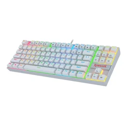 كيبورد ريد دراغون كيمارا K552P أبيض Redragon Kumara K552P White RGB Mechanical Gaming Keyboard