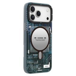 كفر آيفون 18 برو ماكس من يونغ كِت بتصميم إلكتروني مع ماك سيف iPhone 18 Pro Max YOUNGKIT Futuristic MagSafe Case
