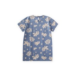 تي شيرت تونيك أزرق للأطفال 4-12 سنة - MAVİ Tunic T-Shirt for Kids 4-12 Years Blue - MAVİ