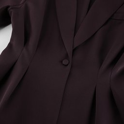 بدلة رسمية فاخرة بلون العنابي الداكن بقصة بيبلوم Burgundy Suit