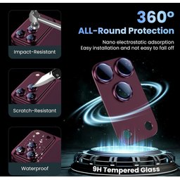 حماية عدسات كاميرا آيفون 18 برو ماكس iPhone 18 Pro Max Metal Camera Lens Protector