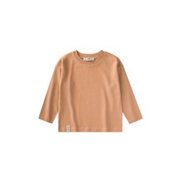 تي شيرت أطفال بيزك موسمي 100% قطن - جملي (2-10 سنوات) Kids' Basic Seasonal T-Shirt 100% Cotton - Camel (2-10 Years)