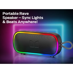 مكبر صوت مونستر S150 Plus محمول للاستخدام الخارجي بتقنية البلوتوث – أسود Monster S150 Plus Portable Outdoor Bluetooth Speaker - Black