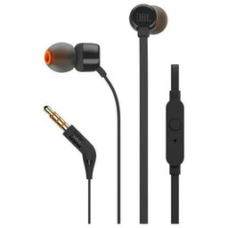 جي بي ال سماعات تون 110 داخل الاذن اسود JBL Tune 110 In-ear headphones Black