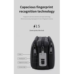 حقيبه بصمه جلد 3 سحابات كوالتي عا لي Bag finger