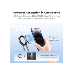 ستاند تليفون ثلاثي القوائم لون رصاصي Stand mobile grey color k&f