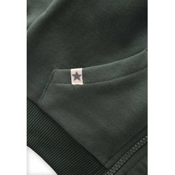 جاكيت بغطاء رأس بسحاب للأطفال 1-14 سنة - كاكي Hooded Zipper Cardigan for Kids 1-14 Years - Khaki Green