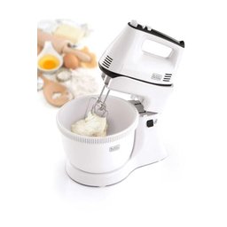 عجانة من بلاك+ديكر M700-B5 قوة 300واط باللون الابيض Black&Decker M700-B5 Hand Mixer 300W white