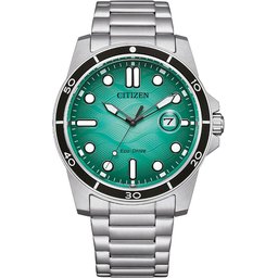 ساعة يدوية سيتيزن  ستانلس ستيل فضي Citizen wristwatch