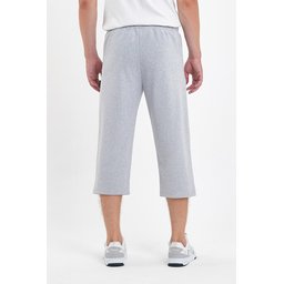 شورت برمودا رجالي طويل بـ 4 جيوب وسحاب وخصر مطاطي Men's Bermuda Long Shorts with 4 Zipper Pockets and Elastic Waist