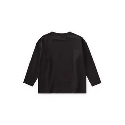 تيشيرت أسود أساسي للأطفال 8-12 سنة - Mevsimlik Mevsimlik Basic T-Shirt for Kids 8-12 Years - Black