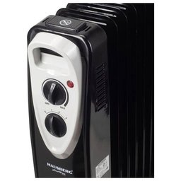 مدفأة زيت كهربائية هاوسبيرغ Hausberg بقوة 2500W – أسود Hausberg HB-8913NG Electric Oil Heater - 2500W - Black