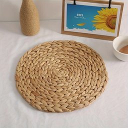 مفرش خوص دائري Round wicker mat..