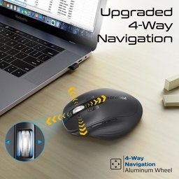ماوس لاسلكي ثلاثي الاتصال ببطارية قابلة للشحن Wireless 3-contact mouse with rechargeable battery