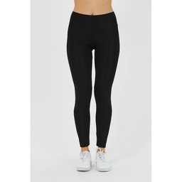 ليجنز نسائي بخصر عالٍ باللون الأسود من ميتاليك Mmetalic Women's Black High Waist Leggings