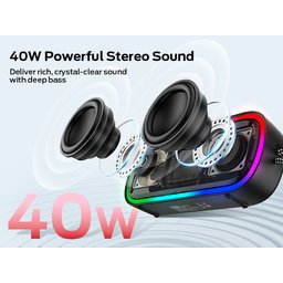 مكبر صوت مونستر S150 Plus محمول للاستخدام الخارجي بتقنية البلوتوث – أسود Monster S150 Plus Portable Outdoor Bluetooth Speaker - Black