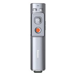 ريموت بريزنتر لاسلكي بيسوس أورانج دوت مع ليزر أحمر ومستقبل مزدوج Baseus Rechargeable Orange Dot Wireless Presenter with Red Laser