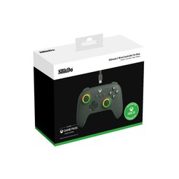 يد تحكم ألعاب 8BitDo Ultimate C السلكية لأجهزة Xbox والكمبيوتر، لون أخضر داكن 8BitDo Ultimate C Wired Controller Xbox/PC – Dark Green
