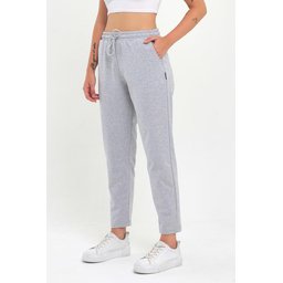 بنطلون رياضي نسائي كلاسيكي بجيب - رمادي Women's Classic Pocketed Sweatpants - Grey