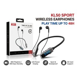 سماعه بلوتوث لاسكي KIN SPORT WIRELESS EARPHONES