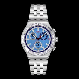 ساعة سواتش كرونوغراف MIDDAY IN THE MIRROR زرقاء Swatch MIDDAY IN THE MIRROR Chronograph Watch