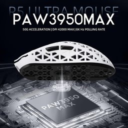 ماوس ألعاب لاسلكي أتاك شارك R5 ألترا من ألياف الكربون ATTACK SHARK R5 Ultra Carbon Fiber Wireless 8K Gaming Mouse
