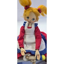 دمية قماشية صناعة يدوية - شخصية جودي أبت (صاحب الظل الطويل) Handmade Fabric Doll - Judy Abbott Edition