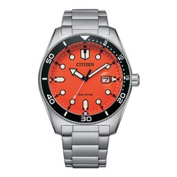 ساعة سيتيزن ايكو درايف ستانلس ستيل Citizen wristwatch